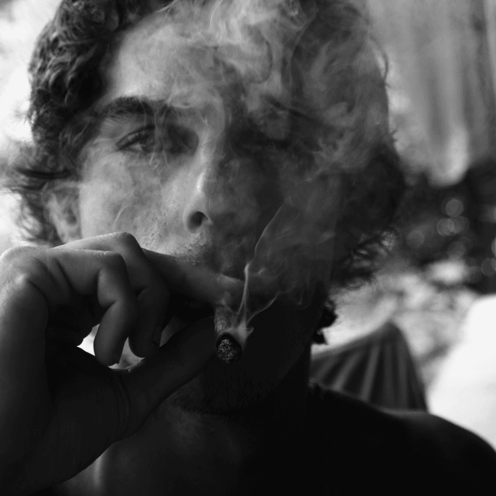 man smoking