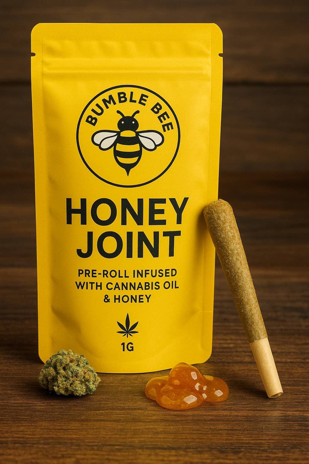 subStrainSlug -Alpine Vapor-Bumble Bee Honey Joint